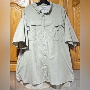 Columbia Men's PFG UPF30+ Fishing Shirt Size XXL